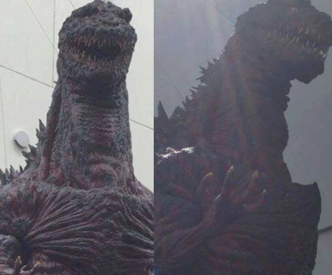 Fun fact: Godzilla's skin has always been designed to show radioactive burning, but this is the first iteration to go further. 